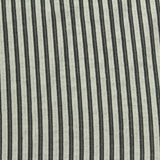Black Vertical-Stripe Jersey Knit, Polyester