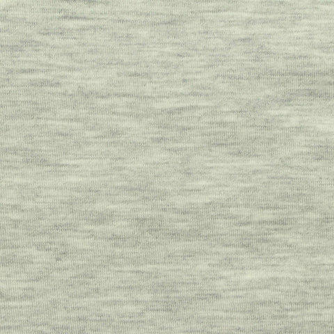 Light Grey Heather Scuba Knit, Viscose-Poly