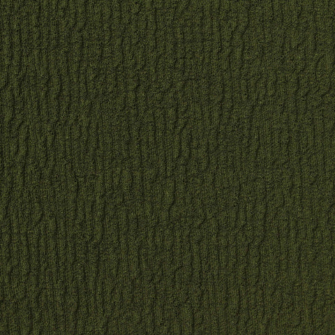 Dark Green Textured Scuba Knit, Polyester