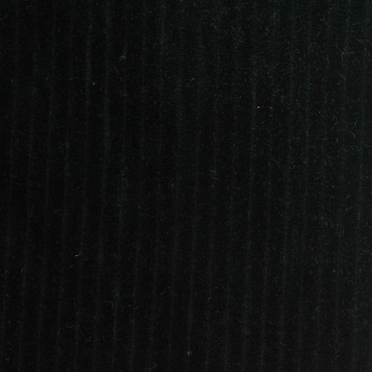 Cotton Polyester Stretch Corduroy Fabric, 280 gsm, 155 cm — Black