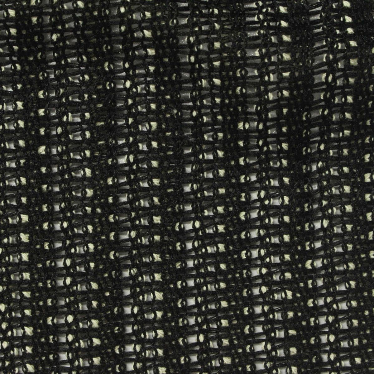 Jacquard Cotton Polyester Warp Knit Fabric, 220 gsm, 160 cm — Black