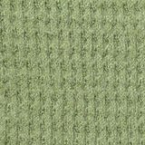 Jacquard Viscose Polyester Blend Stretch Rib Knit Fabric, 250 gsm, 170 cm — Green — texture