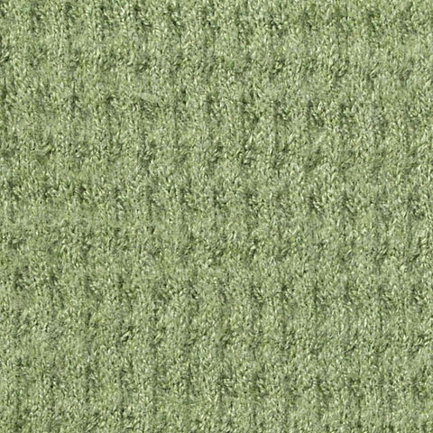 Jacquard Viscose Polyester Blend Stretch Rib Knit Fabric, 250 gsm, 170 cm — Green