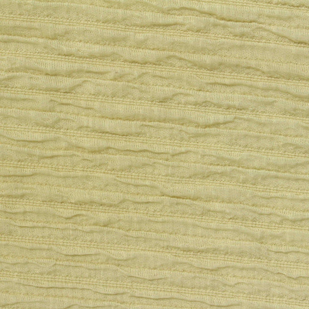 Light Yellow Textured Crepe, Polyester