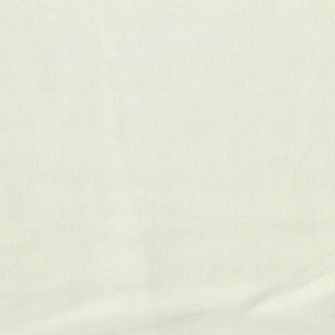100% Cotton Interlock Knit Fabric, 190 gsm, 145 cm — White