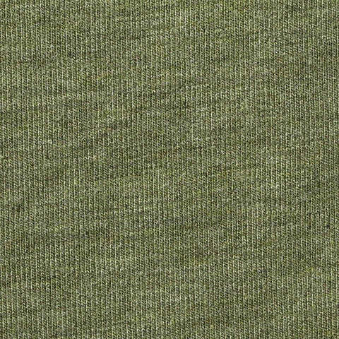 Heathered Green Marl Jersey Knit, Poly-Viscose