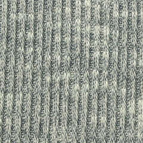 Dark Grey Marl Rib Knit, Poly-Viscose, 230 gsm, 160 cm, ref EF-270387