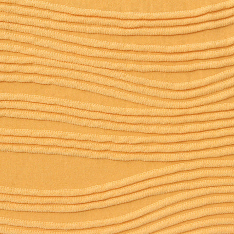 Orange Wavy-Line Jersey Knit, Polyester