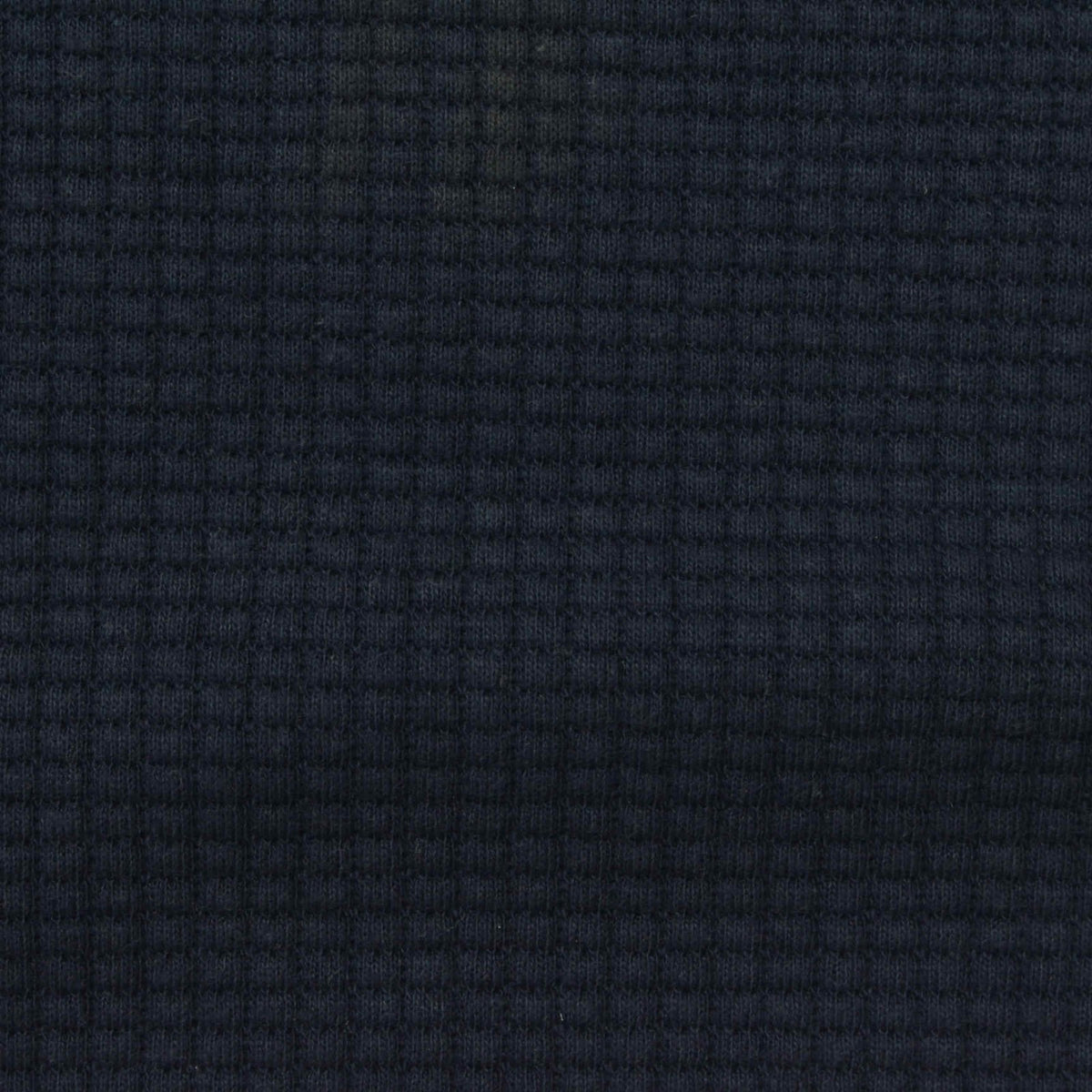 Jacquard Polyester Cotton Stretch Jersey Knit Fabric, 360 gsm, 150 cm — Navy