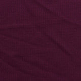 Viscose Polyester Stretch Waffle Knit Fabric, 240 gsm, 150 cm — Purple