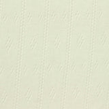 Off-White Vertical-Diamond Pointelle Knit, Poly-Viscose