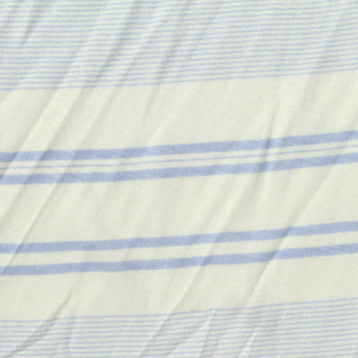 Blue Stripes Jersey Knit, Viscose