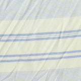 Blue Stripes Jersey Knit, Viscose