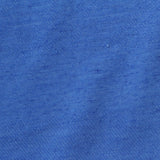 Heathered Blue Marl Jersey Knit, Cotton-Poly