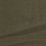 Brushed Cotton Polyester Stretch French Terry Fabric, 190 gsm, 165 cm — Khaki