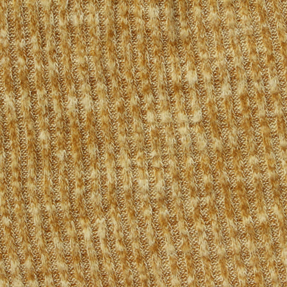 Brown Marl Rib Knit, Viscose-Poly, 250 gsm, 130 cm