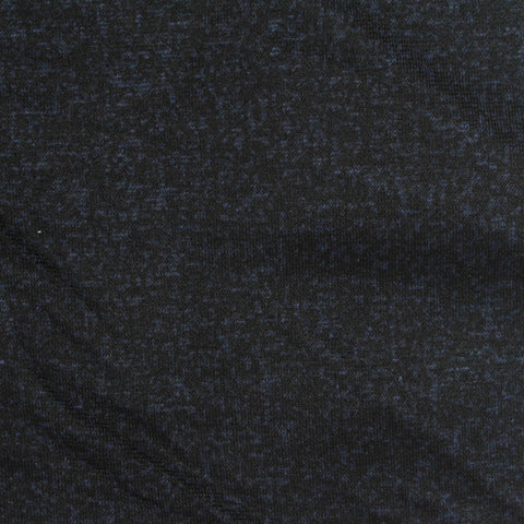 Dark Grey Marl Ponte Knit, Poly-Viscose, 330 gsm, 155 cm