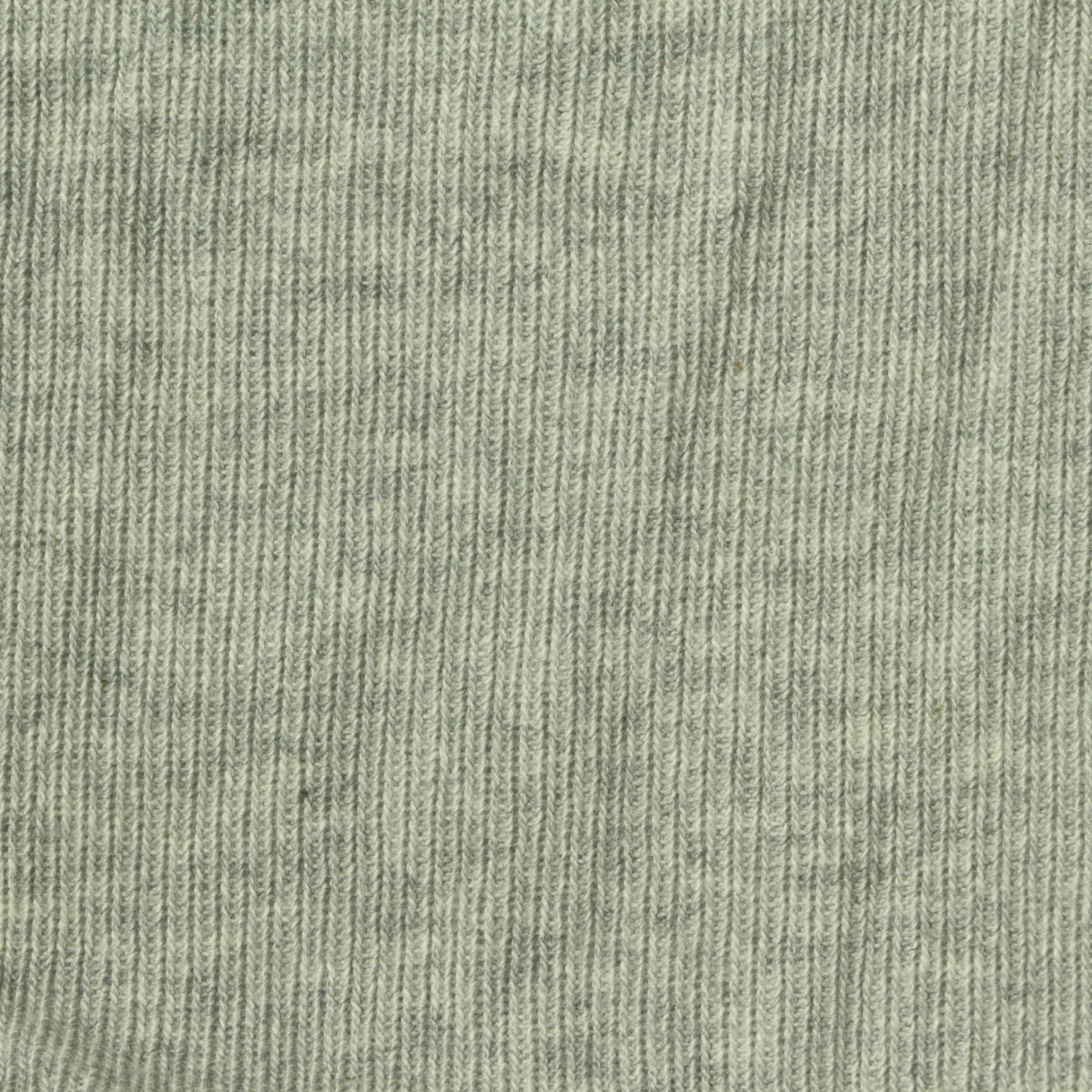 Light Grey-Green Heather Rib Knit, Cotton