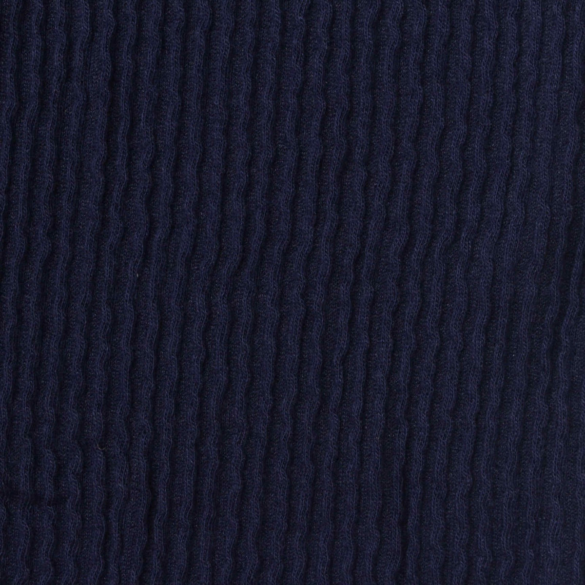 Polyester Viscose Stretch Jersey Knit Fabric, 208 gsm, 144 cm — Navy