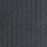 Polyester Viscose Stretch Rib Knit Fabric, 311 gsm, 133 cm — Grey — texture