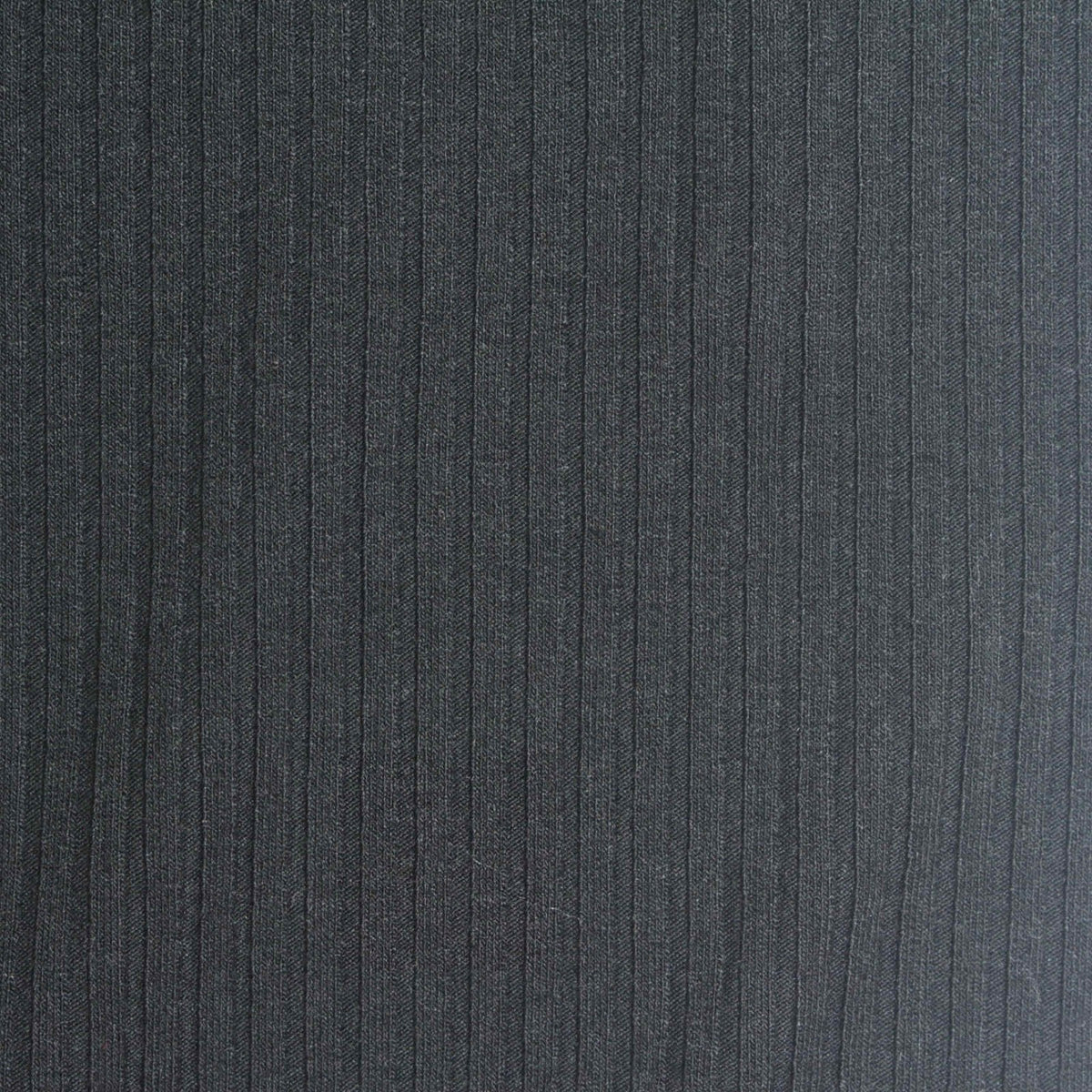 Polyester Viscose Stretch Rib Knit Fabric, 311 gsm, 133 cm — Grey
