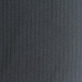 Polyester Viscose Stretch Rib Knit Fabric, 311 gsm, 133 cm — Grey