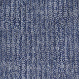 Blue Heathered-Marl Chunky Knit, Polyester — texture