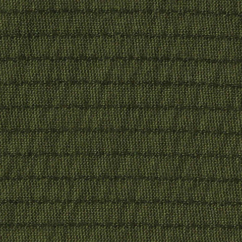 Olive Horizontal-Stripe Crepe, Polyester