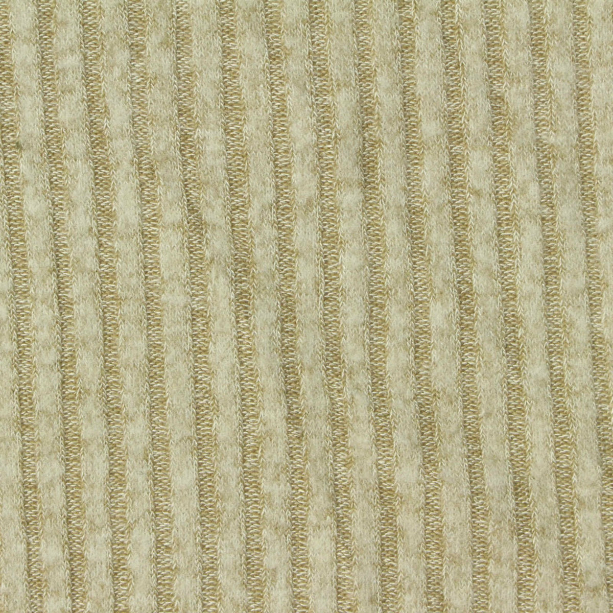 Brushed Viscose Polyester Stretch Rib Knit Fabric, 186 gsm, 150 cm — Beige