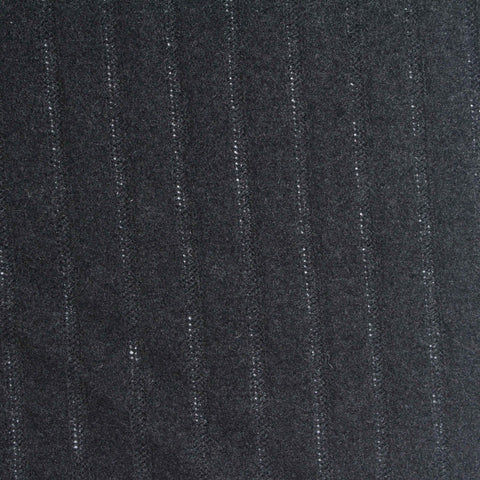 White Pinstripes Rib Knit, Polyester