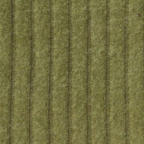 Polyester Stretch Rib Knit Fabric, 217 gsm, 159 cm — Green