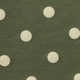 White Polka-Dot French Terry