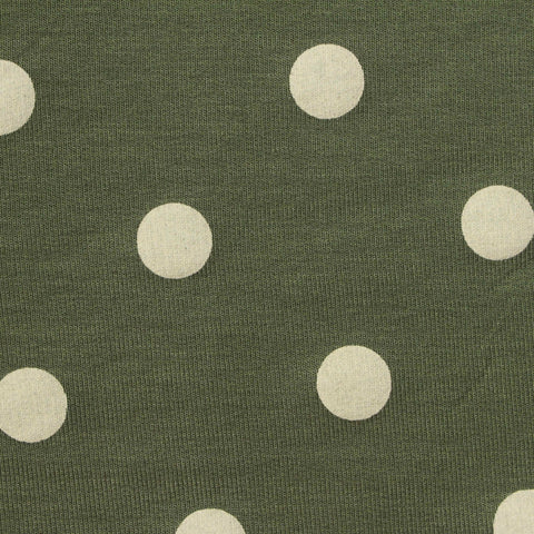 White Polka-Dot French Terry
