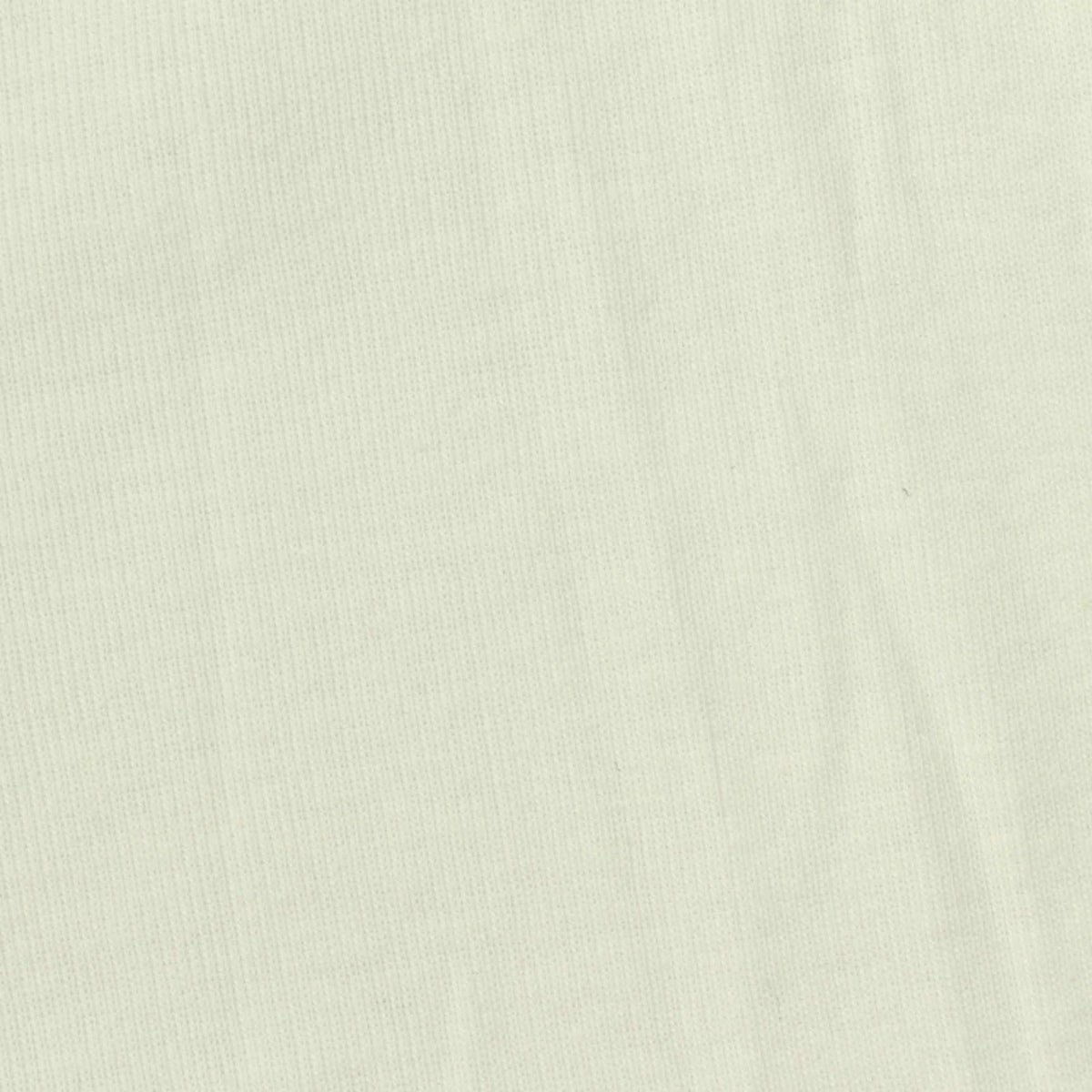 Cotton Polyester Rib Knit Fabric, 184 gsm, 180 cm — White
