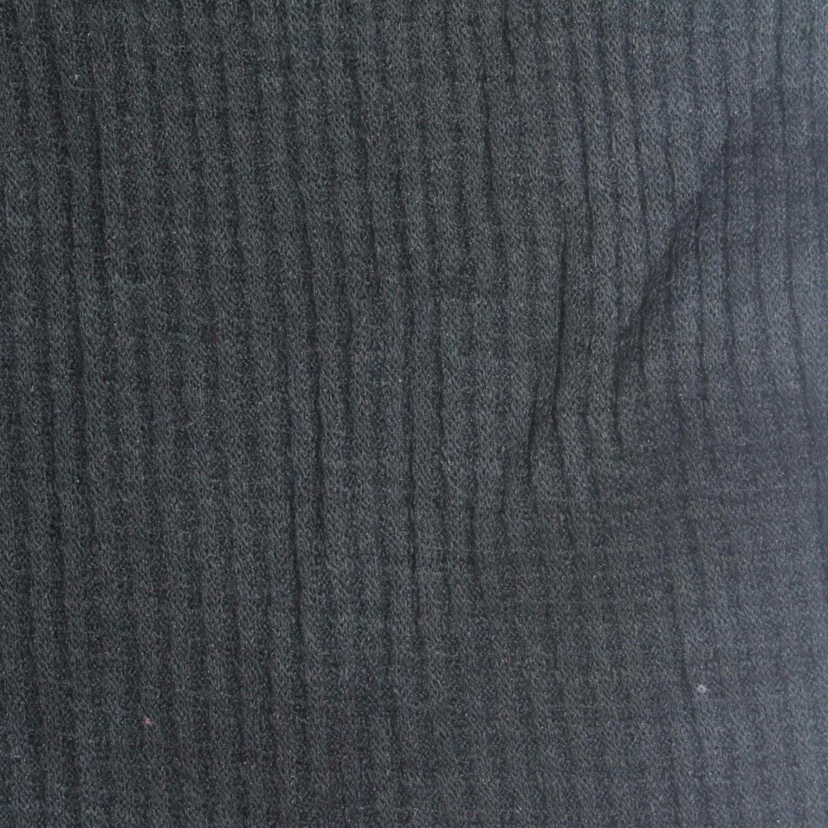 Jacquard Cotton Polyester Stretch Waffle Knit Fabric, 223 gsm, 150 cm — Navy