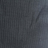 Jacquard Cotton Polyester Stretch Waffle Knit Fabric, 223 gsm, 150 cm — Navy