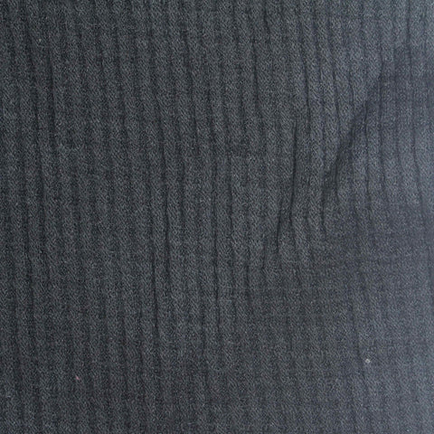 Jacquard Cotton Polyester Stretch Waffle Knit Fabric, 223 gsm, 150 cm — Navy