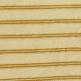 Gold Horizontal-Stripe French Terry, Poly-Viscose