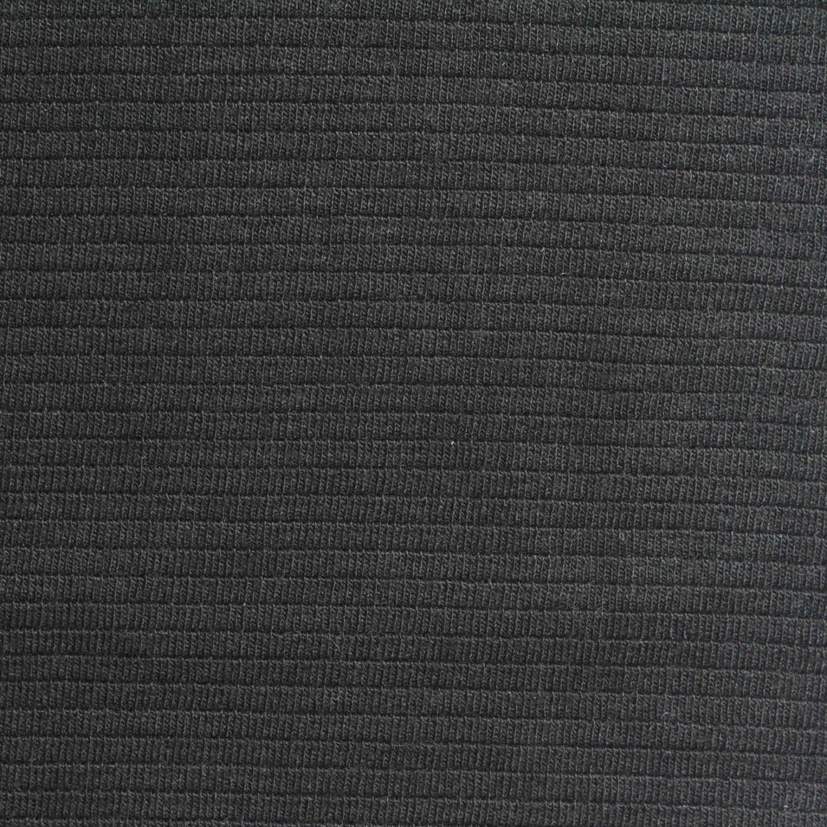 Polyester Viscose Stretch Knit Fabric, 330 gsm, 160 cm — Black