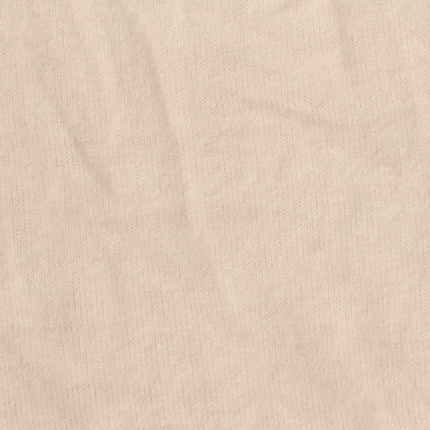 Brushed Polyester Viscose Stretch Chunky Knit Fabric, 190 gsm, 150 cm — Beige