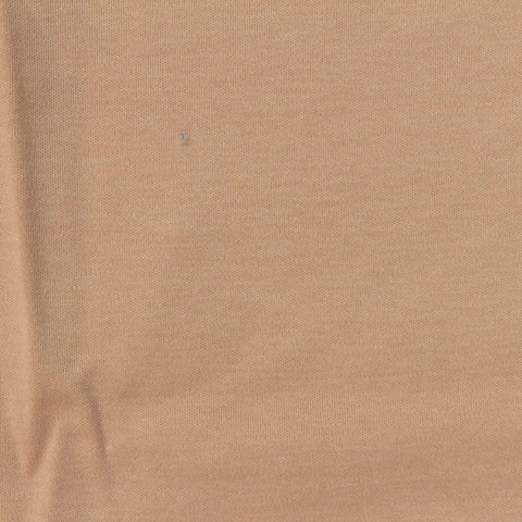 100% Cotton Interlock Knit Fabric, 200 gsm, 160 cm — Beige