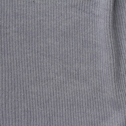 Polyester Viscose Stretch Rib Knit Fabric, 150 gsm, 160 cm — Grey