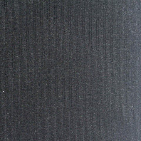 Polyester Viscose Stretch Rib Knit Fabric, 280 gsm, 134 cm — Grey