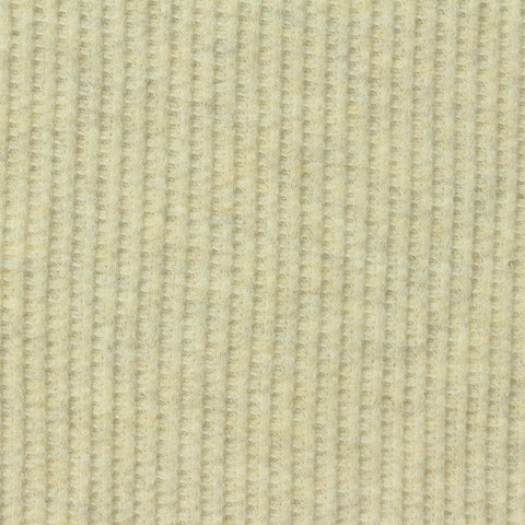 Polyester Cotton Stretch Waffle Knit Fabric, 290 gsm, 175 cm — Khaki