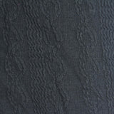 Jacquard Cotton Polyester Stretch Jersey Knit Fabric, 195 gsm, 155 cm — Navy
