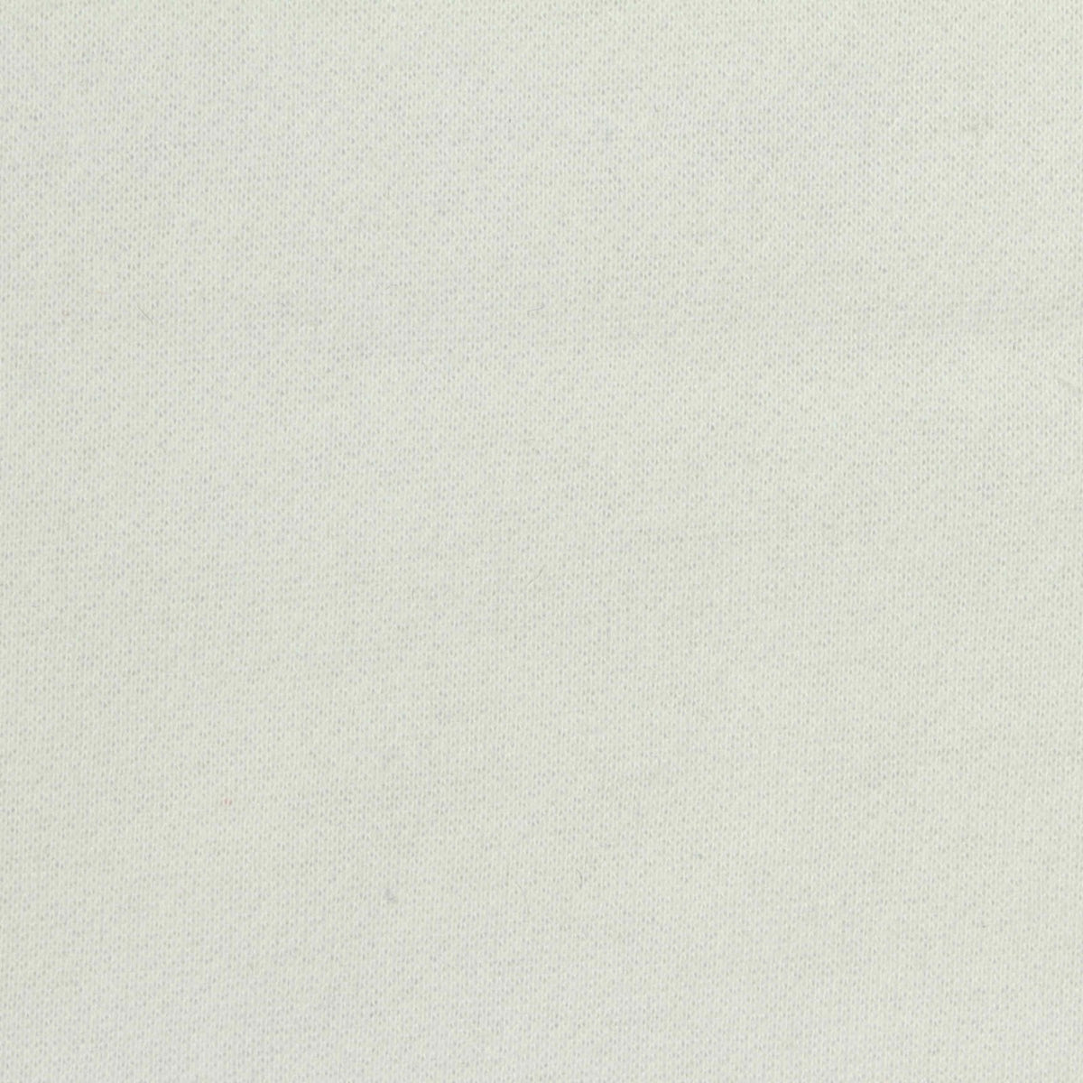 Brushed Polyester French Terry Fabric, 231 gsm, 190 cm — White