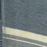 Blue Plaid Jersey Knit, Poly-Viscose — texture