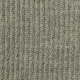 Heather Grey Marl Rib Knit, Polyester — texture