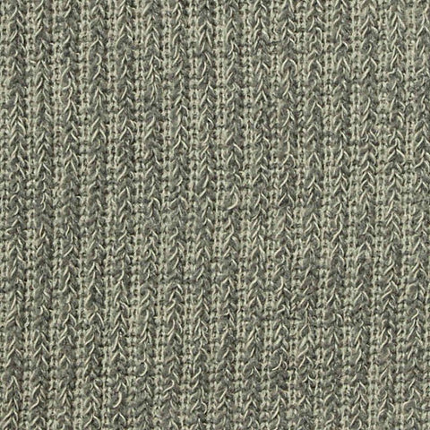 Heather Grey Marl Rib Knit, Polyester, 250 gsm