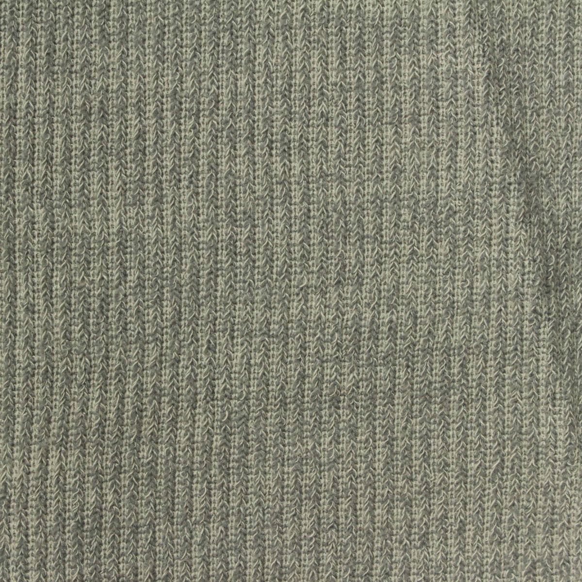 Heather Grey Marl Rib Knit, Polyester, 250 gsm